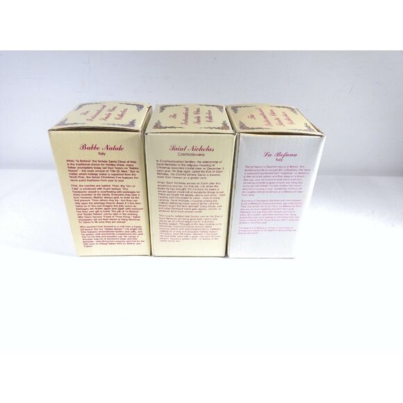 3 Boxes Of The International Santa Claus Collection Figures With Original Boxes - Picture 5 of 11